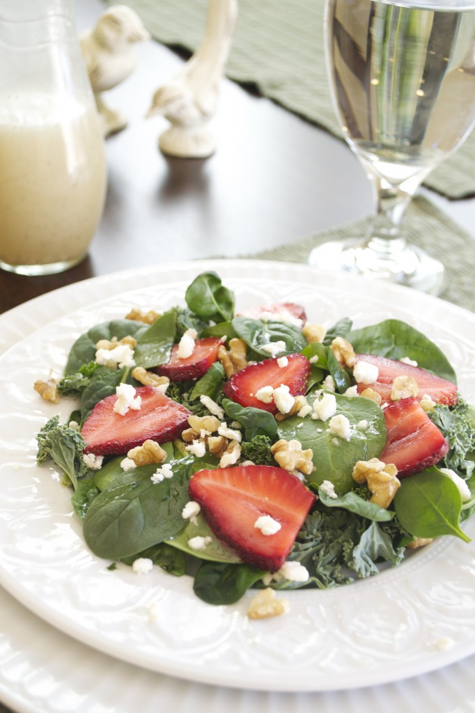 Spinach and Kale Spring Salad