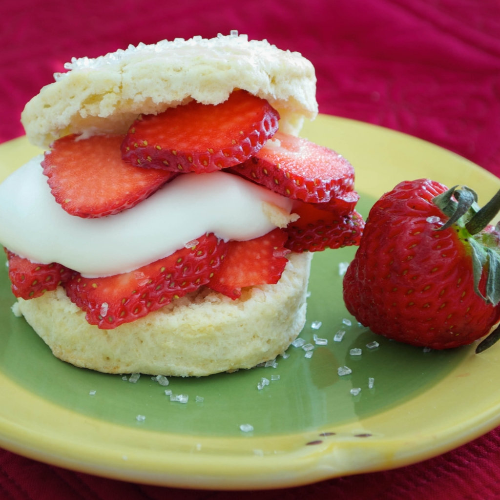 Shortcakes with Strawberries and Cream | Pick Fresh Foods-2