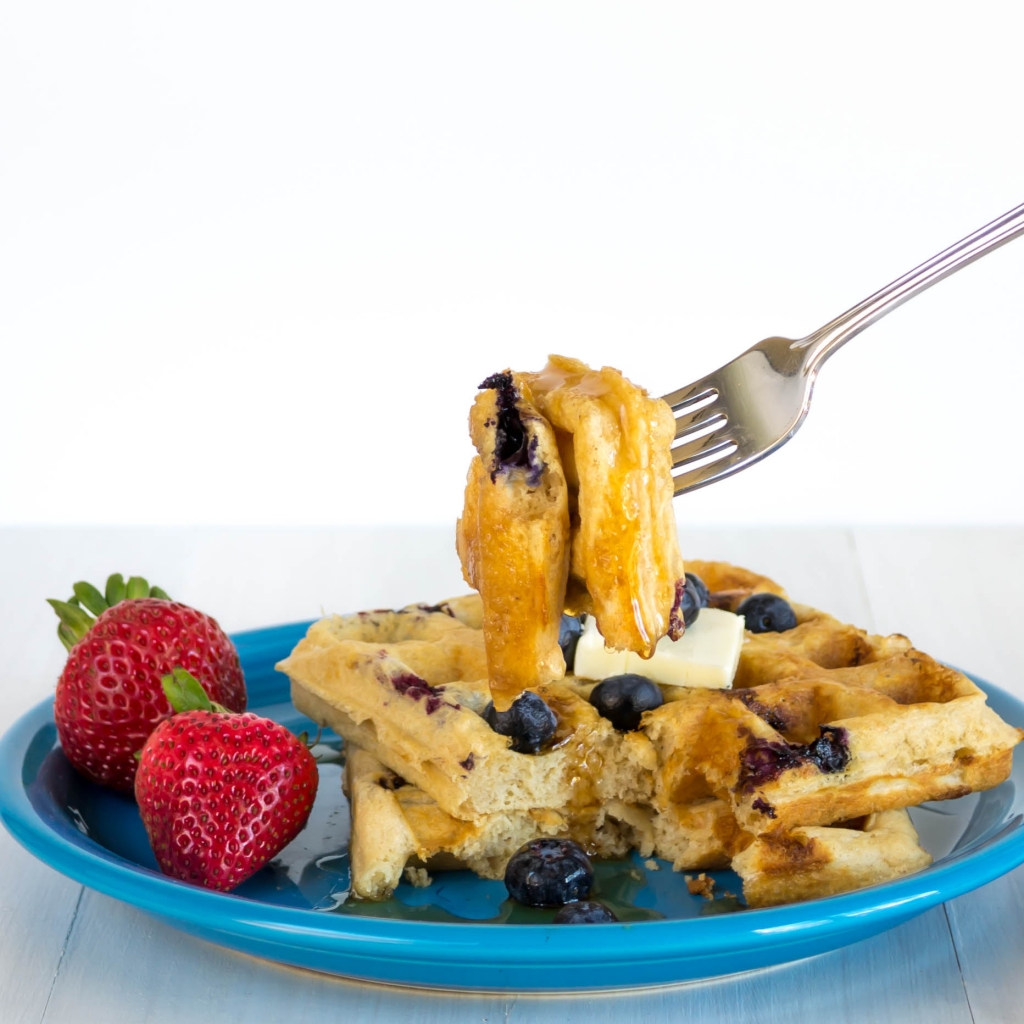 Blueberry Cheesecake Waffles-6