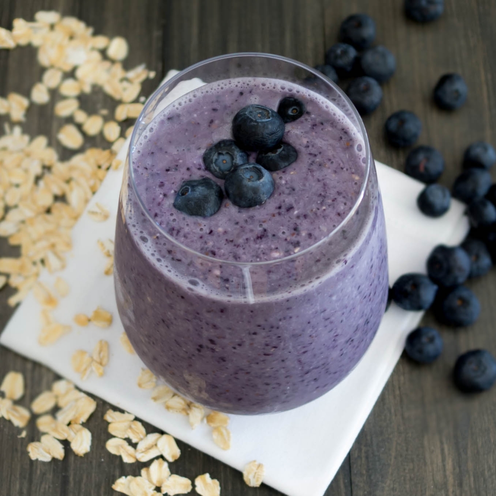 Blueberry Oatmeal Smoothie | Pick Fresh Foods
