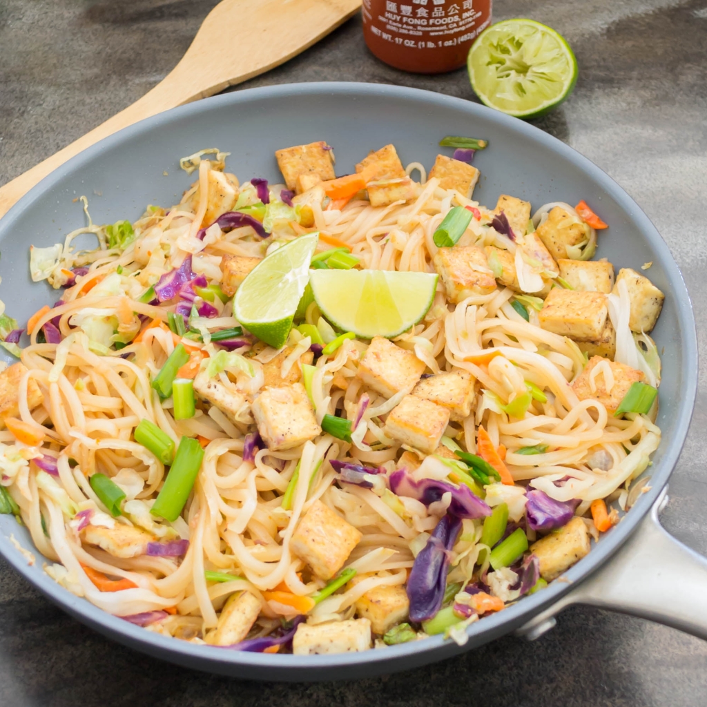 Spicy Asian Noodles with Tofu